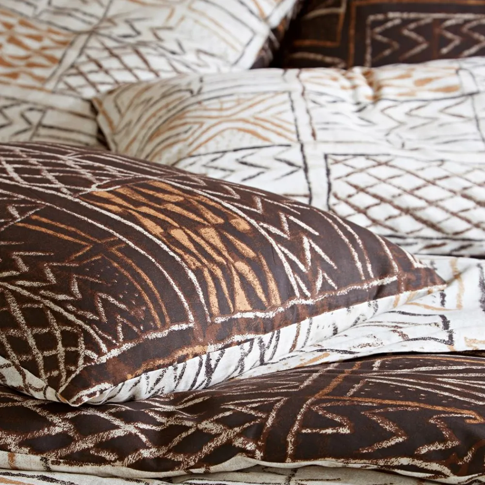 Becquet Linge de lit double face motif africain - CRÉATION< Housse De Couette|Linge De Lit Fantaisie, Linge De Lit Brodé