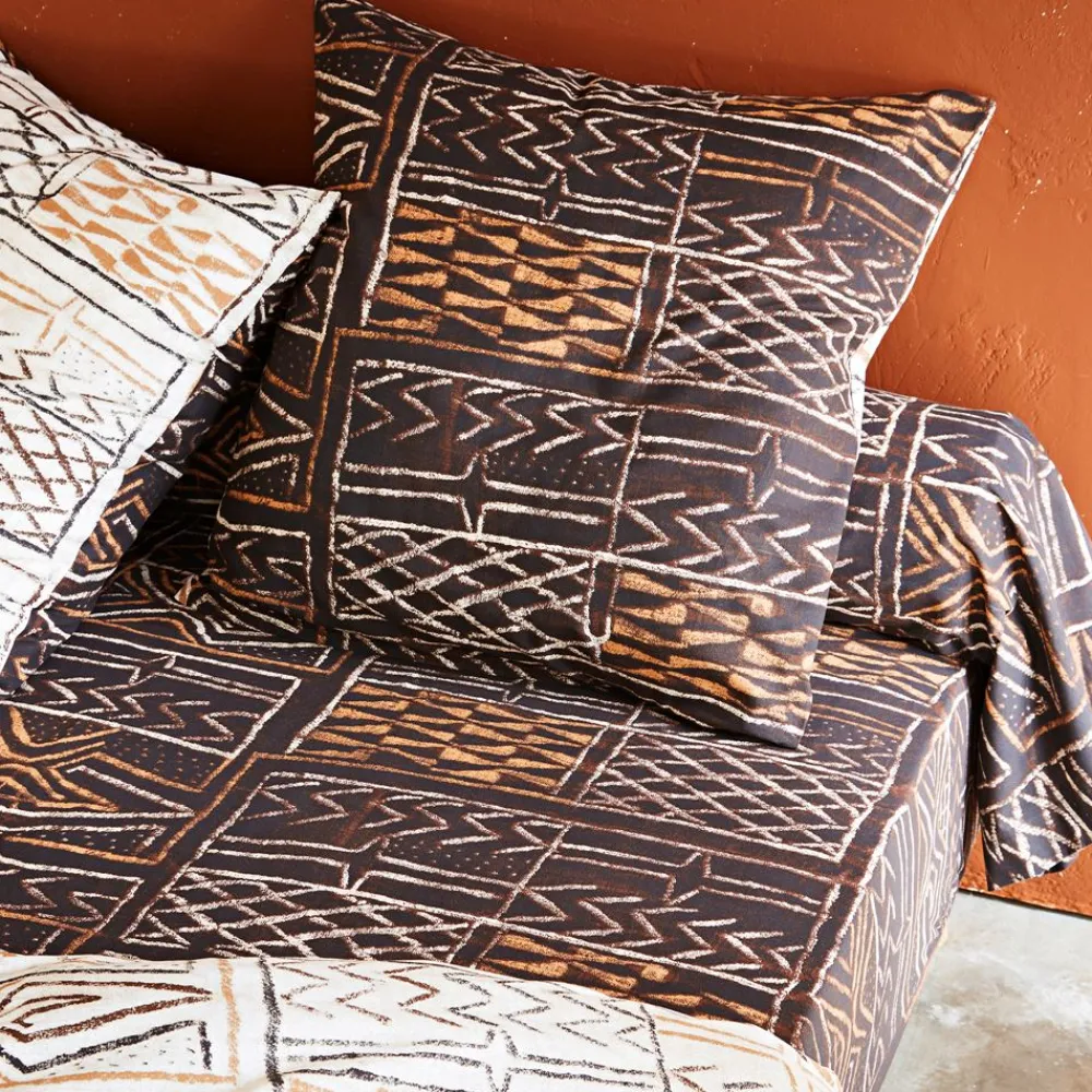 Becquet Linge de lit double face motif africain - CRÉATION< Housse De Couette|Linge De Lit Fantaisie, Linge De Lit Brodé
