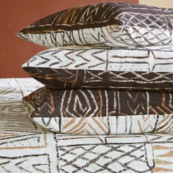 Becquet Linge de lit double face motif africain - CRÉATION< Housse De Couette|Linge De Lit Fantaisie, Linge De Lit Brodé
