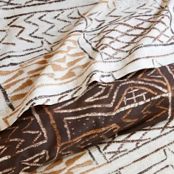 Becquet Linge de lit double face motif africain - CRÉATION< Housse De Couette|Linge De Lit Fantaisie, Linge De Lit Brodé