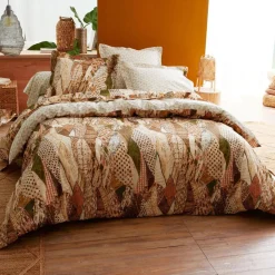 Becquet Linge de lit effet pachwork motifs ethniques - CRÉATION< Housse De Couette|Linge De Lit Fantaisie, Linge De Lit Brodé