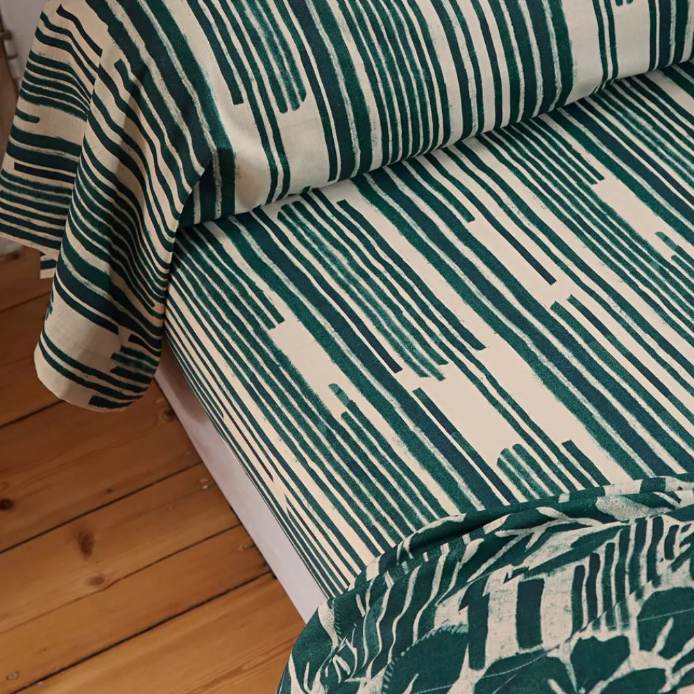 Becquet Linge de lit en coton flammé - CRÉATION< Housse De Couette|Linge De Lit Fantaisie, Linge De Lit Brodé