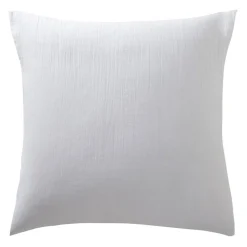 Becquet Linge de lit en double gaze de coton unie - Taie personnalisable< Les Matières