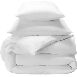 Becquet Linge de lit en double gaze de coton unie - Taie personnalisable< Les Matières