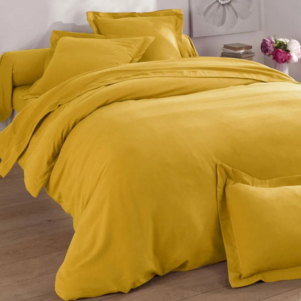 Becquet Linge de lit en flanelle unie Lauréat< Housse De Couette