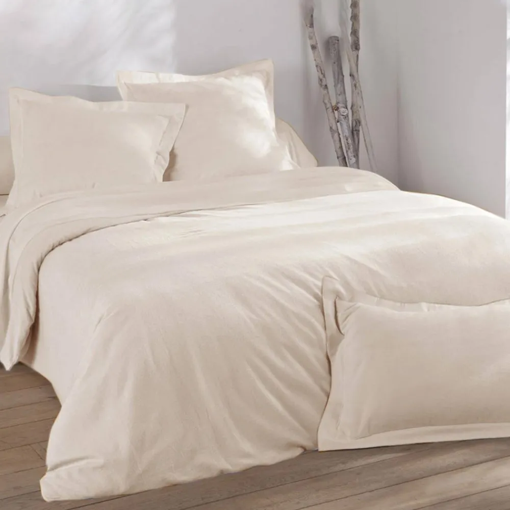 Becquet Linge de lit en flanelle unie Lauréat< Housse De Couette