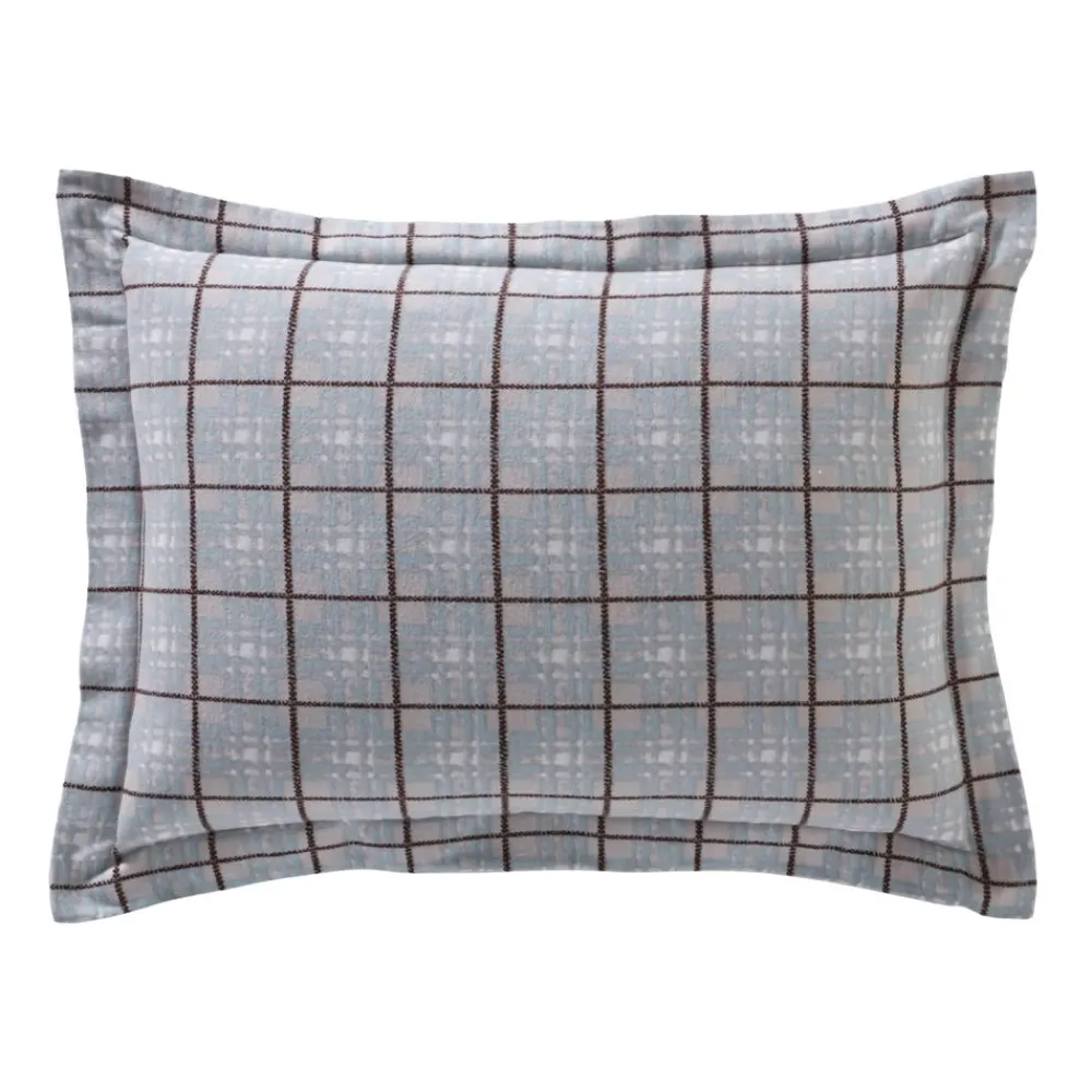 Becquet Linge de lit en flanelle motif fleurs d'edelweiss - CRÉATION< Les Matières|Housse De Couette