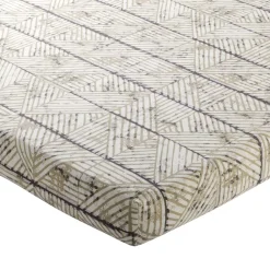 Becquet Linge de lit en flanelle motif géométrique - CRÉATION< Les Matières
