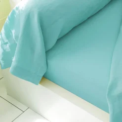 Becquet Linge de lit en lin lavé uni Lauréat< Les Matières|Linge De Lit Uni