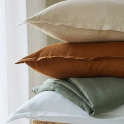 Becquet Linge de lit en lin lavé uni Lauréat< Housse De Couette