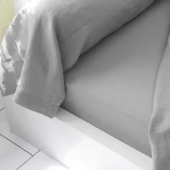 Becquet Linge de lit en lin lavé uni Lauréat< Housse De Couette