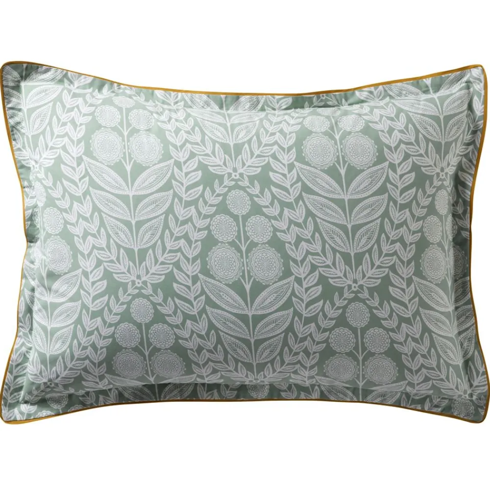 Becquet Linge de lit en percale fleurs ornementales - CRÉATION< Housse De Couette|Linge De Lit Fantaisie, Linge De Lit Brodé