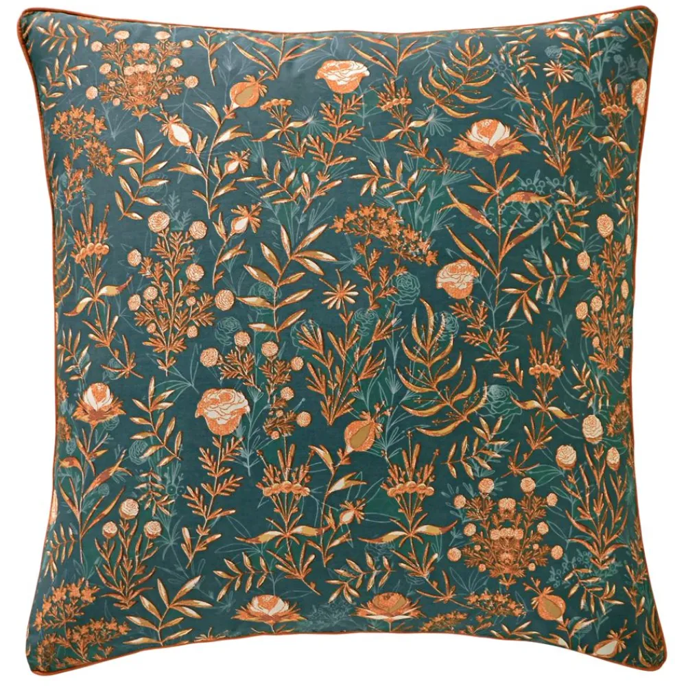 Becquet Linge de lit en percale motif végétal - CRÉATION< Housse De Couette|Linge De Lit Fantaisie, Linge De Lit Brodé