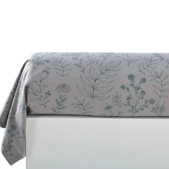 Becquet Linge de lit en percale motif végétal - CRÉATION< Housse De Couette|Linge De Lit Fantaisie, Linge De Lit Brodé