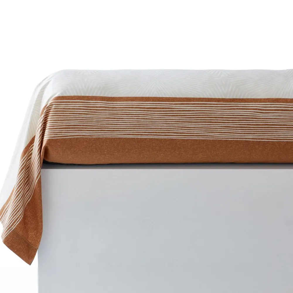 Becquet Linge de lit en satin de coton rayures de motifs< Les Matières|Housse De Couette