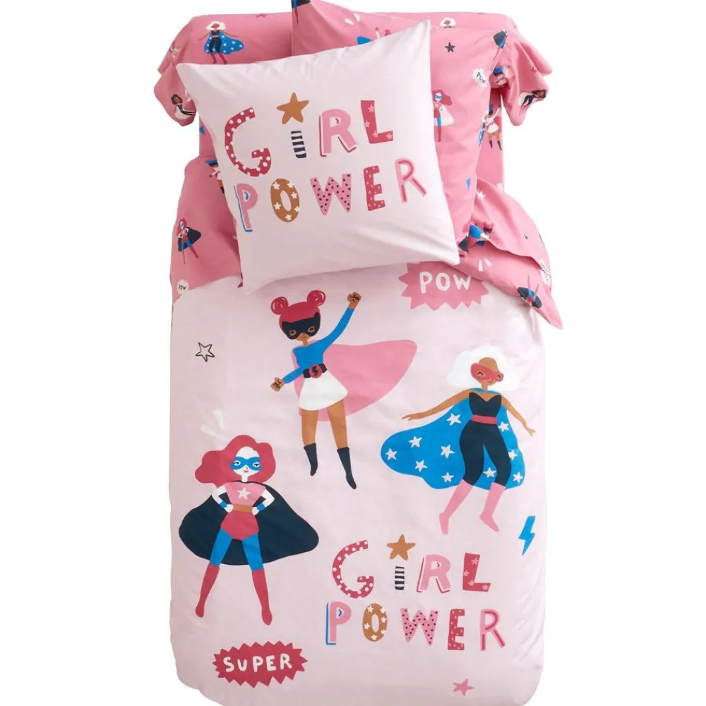 Becquet Linge de lit enfant Girl power - CRÉATION<Enfant Univers Des Filles|Les Héros De Nos Enfants