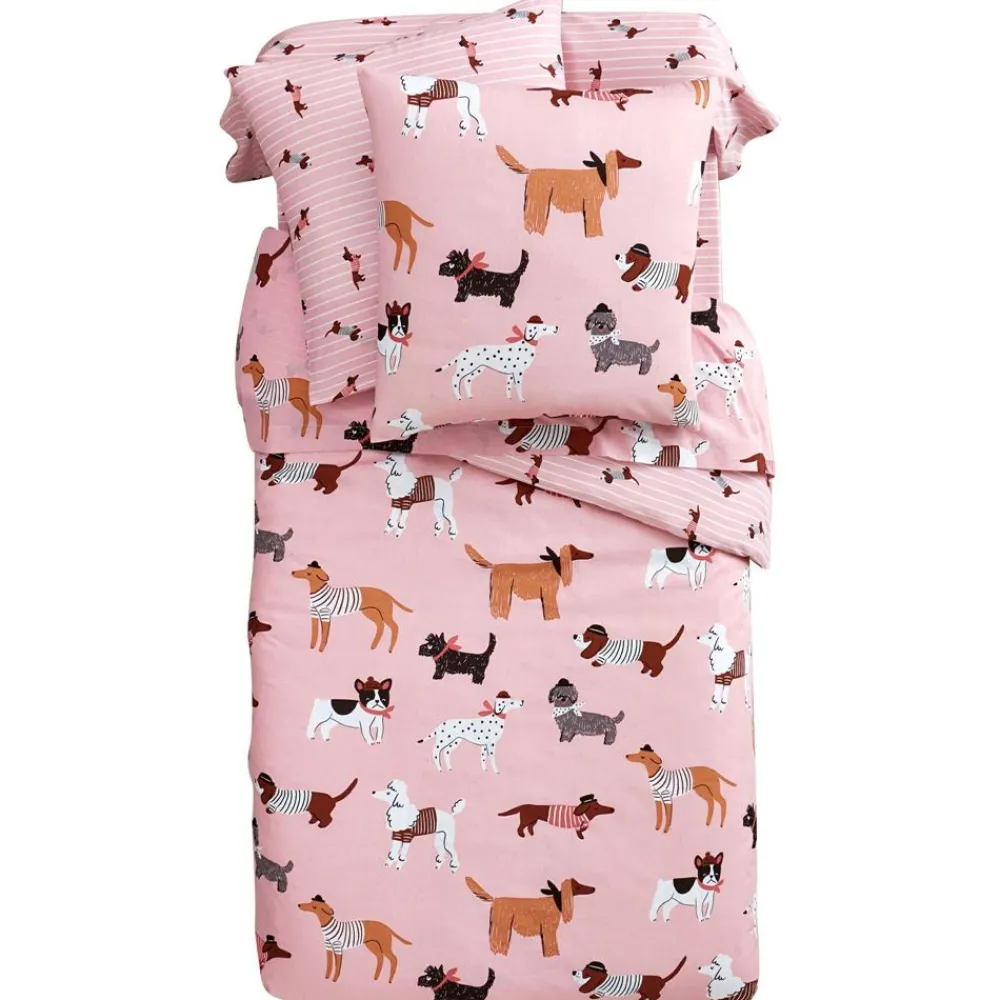 Becquet Linge de lit enfant motif chiens - CRÉATION<Enfant Univers Des Filles|Linge De Lit Enfant