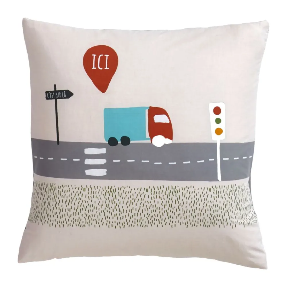 Becquet Linge de lit enfant motif circuit de voiture - CRÉATION<Enfant Univers Des Garçons|Linge De Lit Enfant