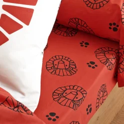 Becquet Linge de lit enfant motif lion< Les Matières