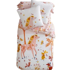 Becquet Linge de lit enfant motif cheval - CRÉATION<Enfant Univers Des Filles|Linge De Lit Enfant