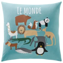 Becquet Linge de lit enfant motif animaux et pois - CRÉATION< Les Matières|Linge De Lit Enfant