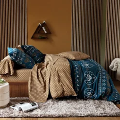 Becquet Linge de lit esprit point de croix< Les Matières|Housse De Couette