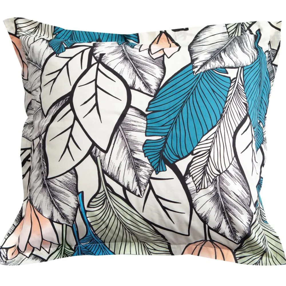 Becquet Linge de lit feuillage stylisé - CRÉATION< Les Matières