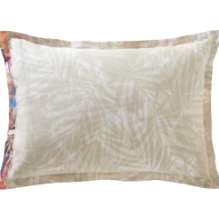 Becquet Linge de lit feuillage tropical - CRÉATION< Housse De Couette|Linge De Lit Fantaisie, Linge De Lit Brodé