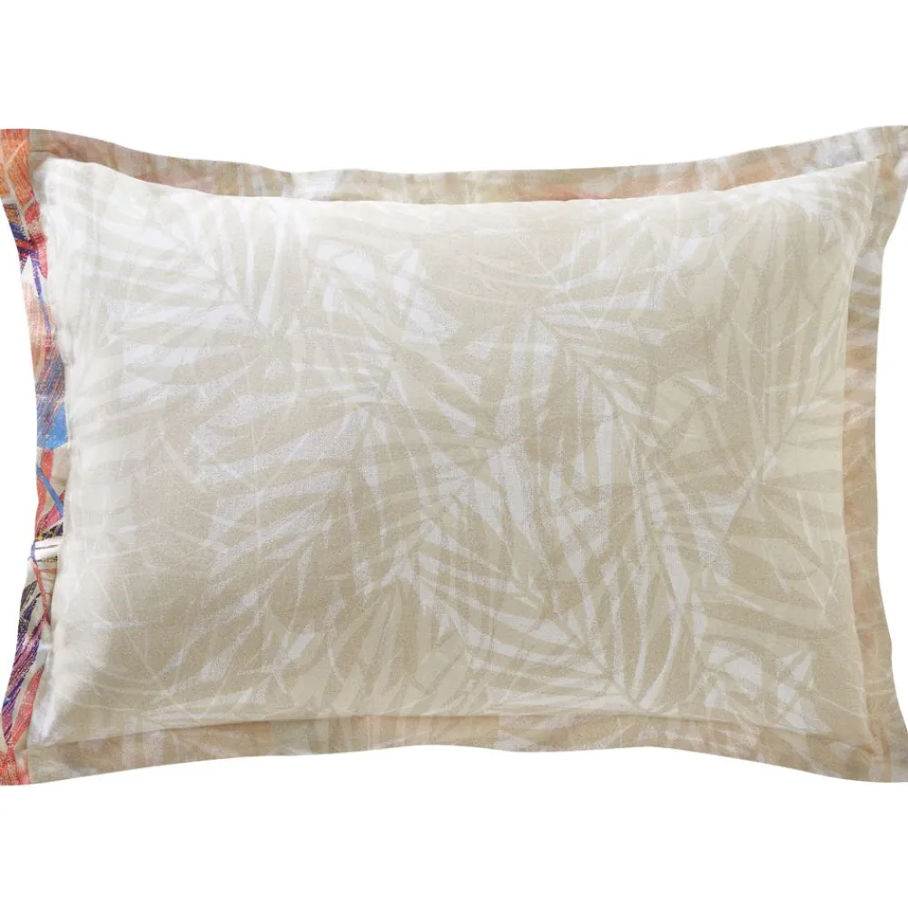Becquet Linge de lit feuillage tropical - CRÉATION< Housse De Couette|Linge De Lit Fantaisie, Linge De Lit Brodé