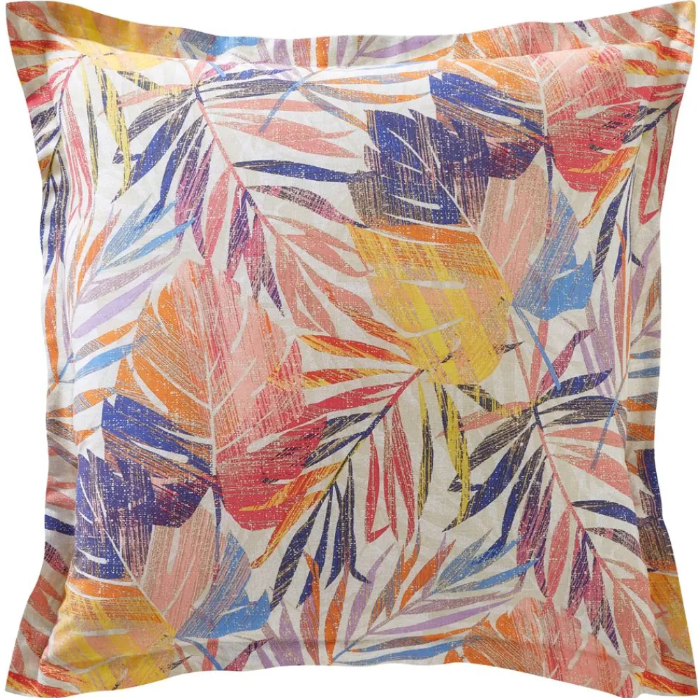 Becquet Linge de lit feuillage tropical - CRÉATION< Housse De Couette|Linge De Lit Fantaisie, Linge De Lit Brodé