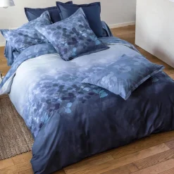 Becquet Linge de lit feuilles en camaïeu - CRÉATION< Les Matières