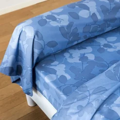 Becquet Linge de lit feuilles en camaïeu - CRÉATION< Les Matières