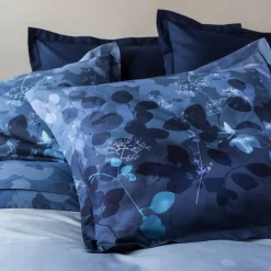 Becquet Linge de lit feuilles en camaïeu - CRÉATION< Les Matières
