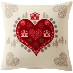 Becquet Linge de lit flanelle à motif cœurs< Les Matières|Housse De Couette