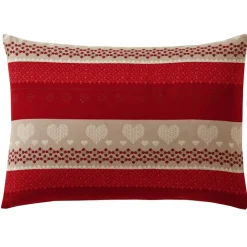 Becquet Linge de lit flanelle à motif cœurs< Les Matières|Housse De Couette
