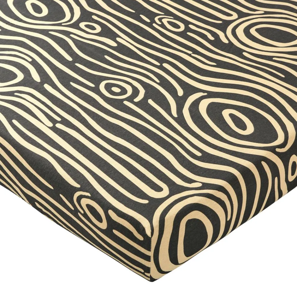 Becquet Linge de lit flanelle effet bois - CRÉATION< Les Matières|Housse De Couette