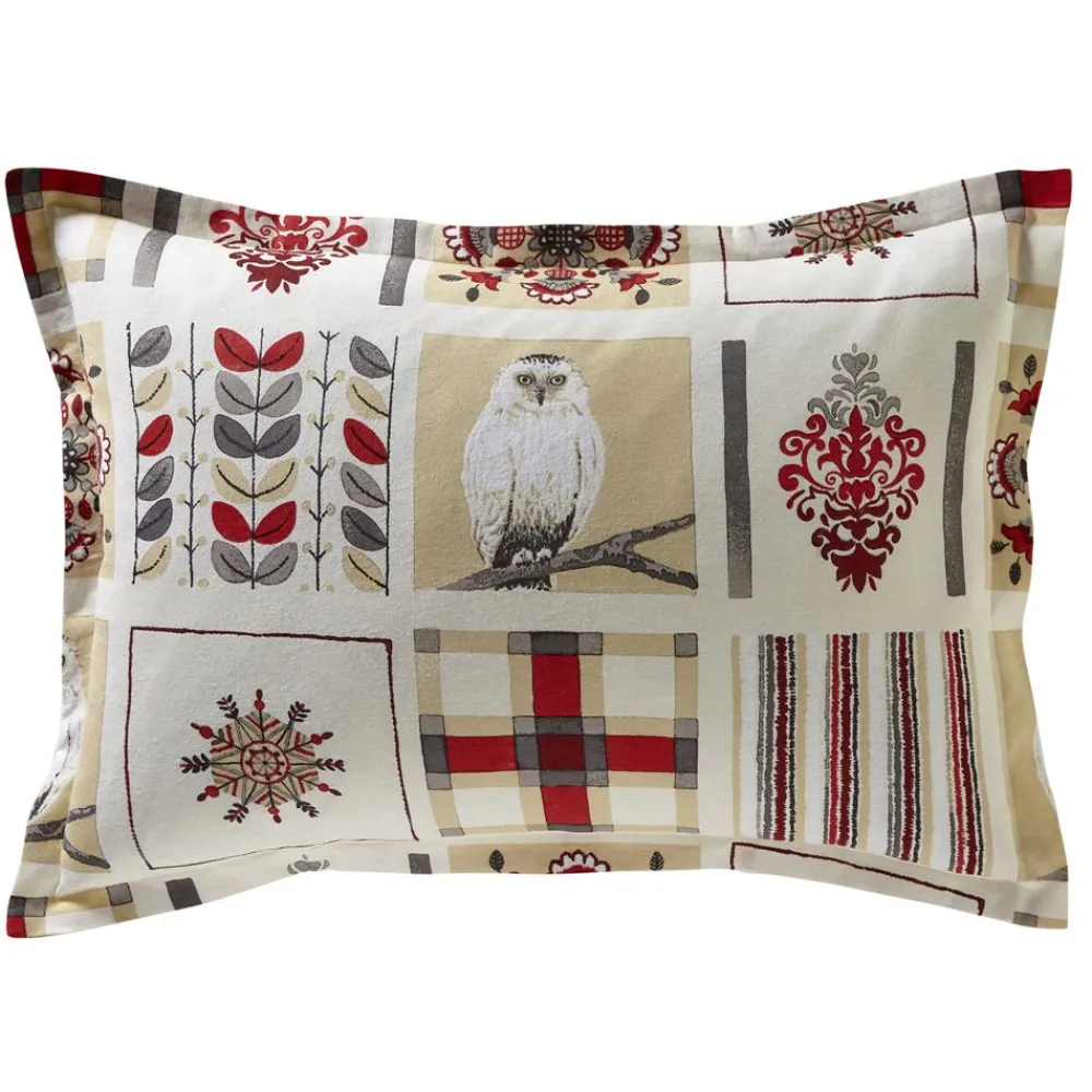 Becquet Linge de lit flanelle effet patchwork - CRÉATION< Housse De Couette|Linge De Lit Fantaisie, Linge De Lit Brodé