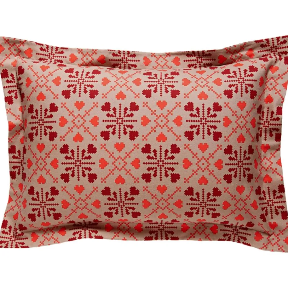 Becquet Linge de lit flanelle esprit chalet - CRÉATION< Les Matières|Housse De Couette