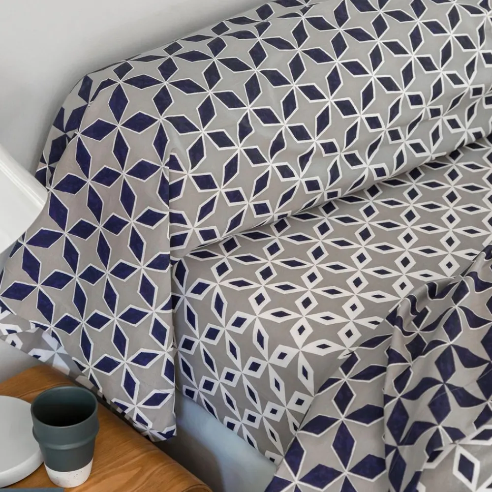Becquet Linge de lit flanelle micro-motifs - CRÉATION<Enfant Linge De Lit Ado, Housse De Couette|Les Matières