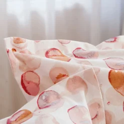 Becquet Linge de lit flanelle motifs poudrés - CRÉATION< Les Matières|Housse De Couette