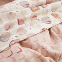 Becquet Linge de lit flanelle motifs poudrés - CRÉATION< Les Matières|Housse De Couette
