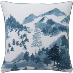 Becquet Linge de lit flanelle motif montagne - CRÉATION< Les Matières|Housse De Couette