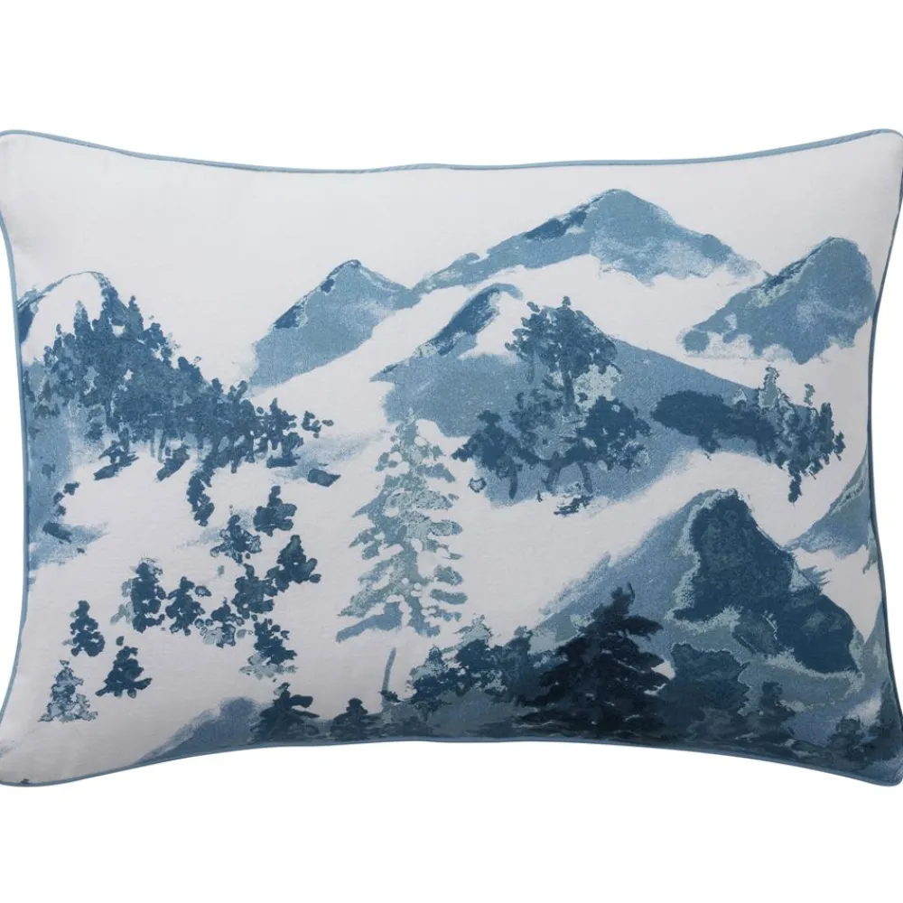 Becquet Linge de lit flanelle motif montagne - CRÉATION< Les Matières|Housse De Couette