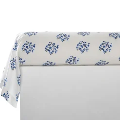 Becquet Linge de lit fleurs bleues - CRÉATION< Housse De Couette|Linge De Lit Fantaisie, Linge De Lit Brodé