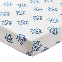 Becquet Linge de lit fleurs bleues - CRÉATION< Housse De Couette|Linge De Lit Fantaisie, Linge De Lit Brodé