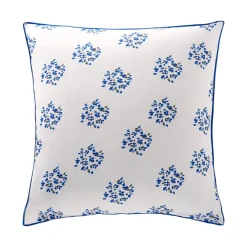 Becquet Linge de lit fleurs bleues - CRÉATION< Housse De Couette|Linge De Lit Fantaisie, Linge De Lit Brodé