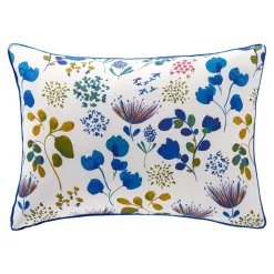 Becquet Linge de lit fleurs bleues - CRÉATION< Housse De Couette|Linge De Lit Fantaisie, Linge De Lit Brodé