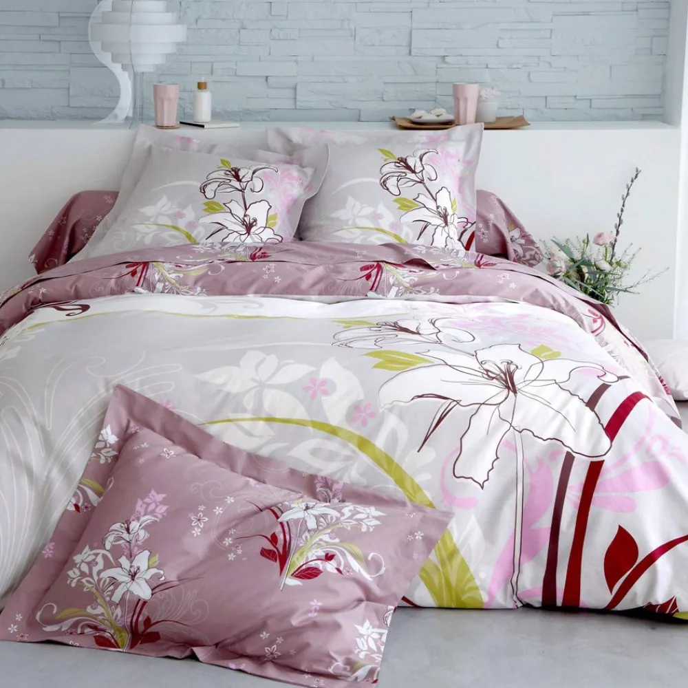 Becquet Linge de lit fleurs de lys - CRÉATION< Les Matières|Housse De Couette