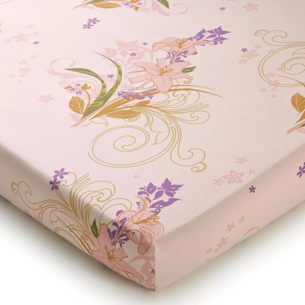 Becquet Linge de lit fleurs de lys - CRÉATION< Housse De Couette|Linge De Lit Fantaisie, Linge De Lit Brodé