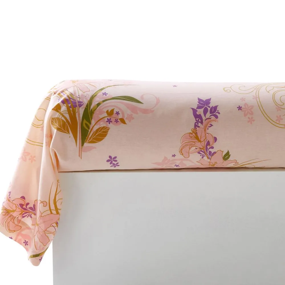 Becquet Linge de lit fleurs de lys - CRÉATION< Housse De Couette|Linge De Lit Fantaisie, Linge De Lit Brodé